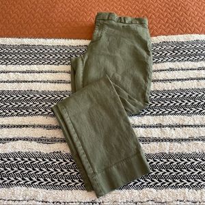 Banana republic Sloan olive green trouser sz.6